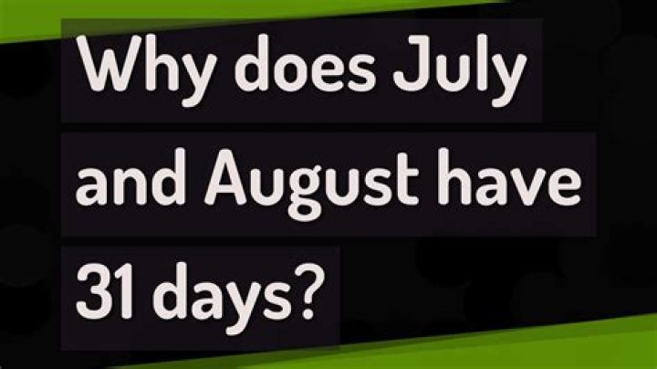 Were july and august added?