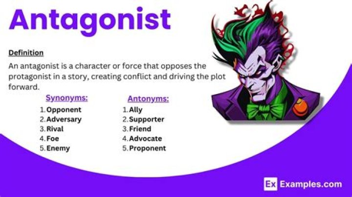 What does antagonist mean?