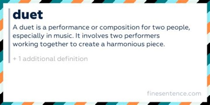 What does duet mean?