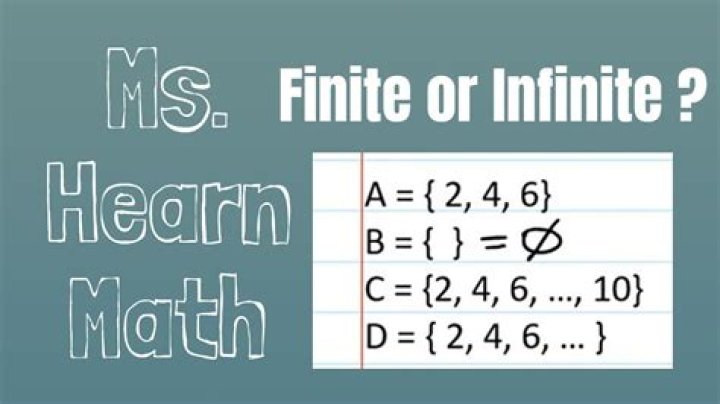 What does finiteness mean?