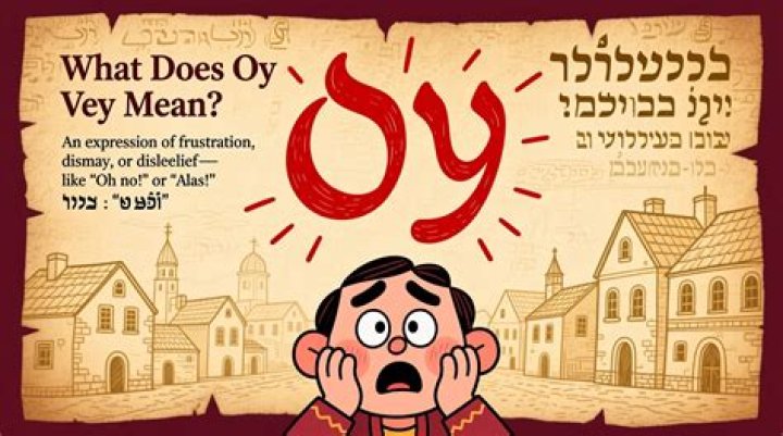 What does oy vey schmear mean?