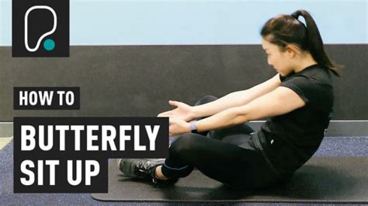 What is a butterfly sit up?