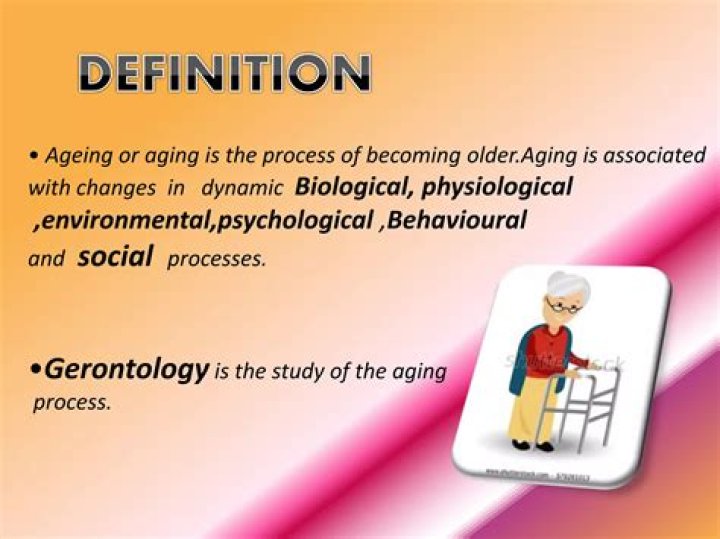 What is aging definition?