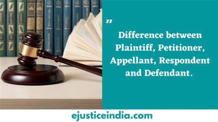 What is appellant and respondent?