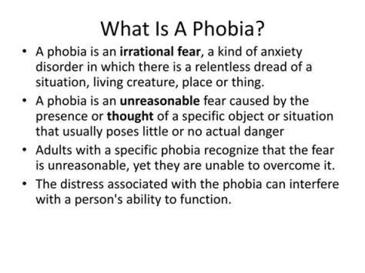 What is phobia definition?