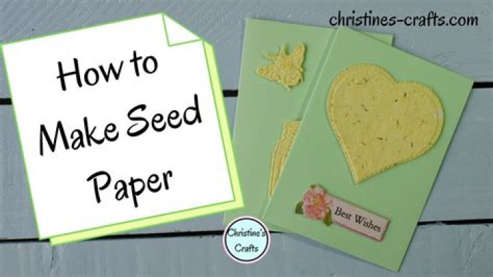What is plantable seed paper?