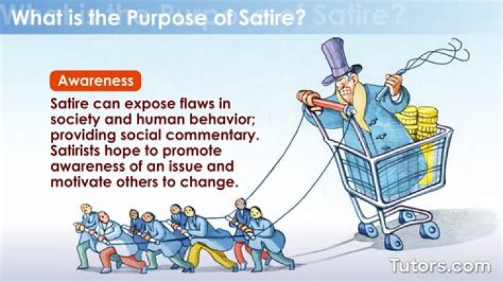 What is satire purpose?