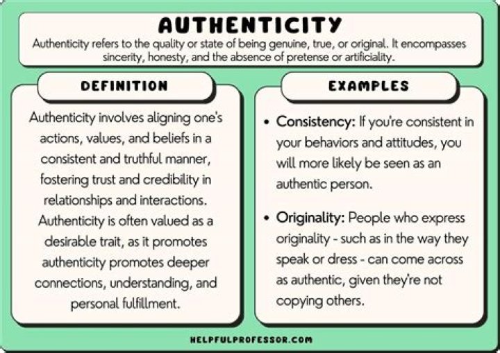 What is staged authenticity?