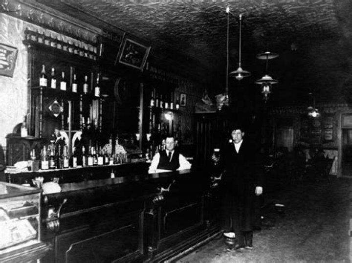 When did saloons become bars?