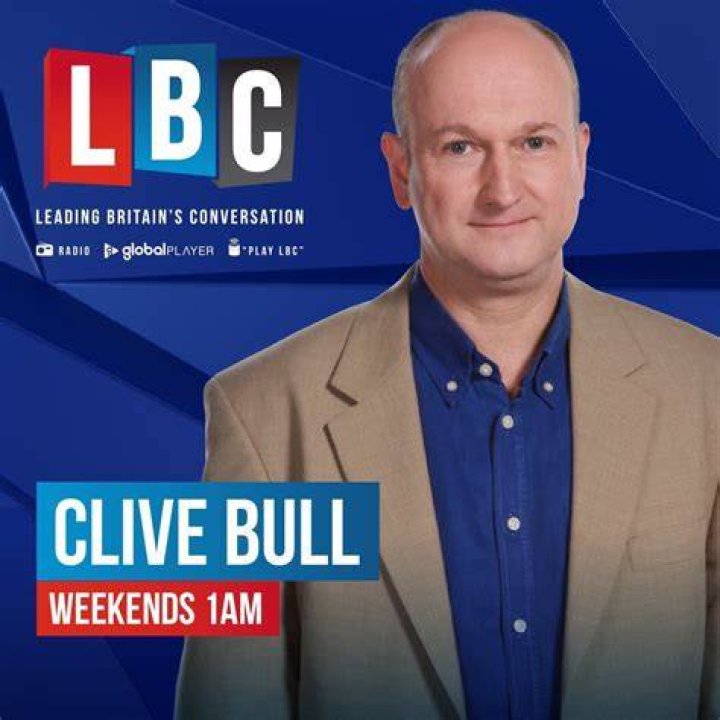 When is clive bull on lbc?