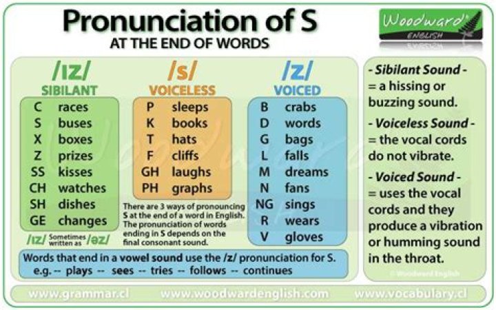 When pronounce s as z?