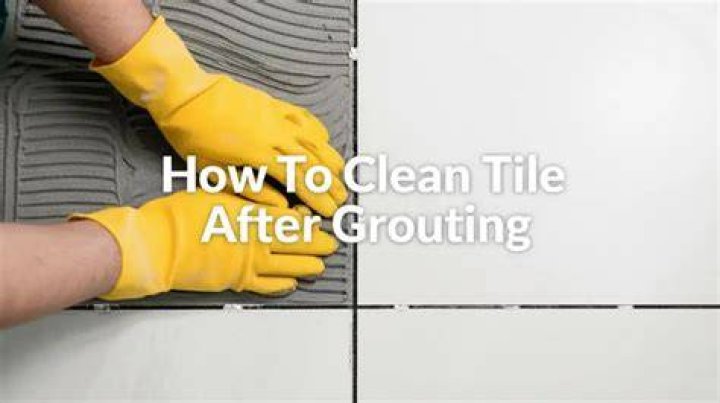 When to clean after grouting?