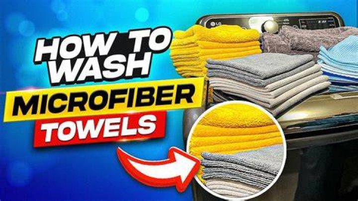 When to wash microfiber towels?