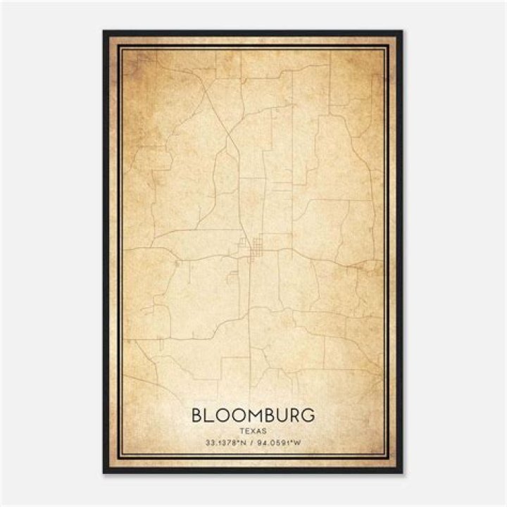 When was bloomburg texas founded?