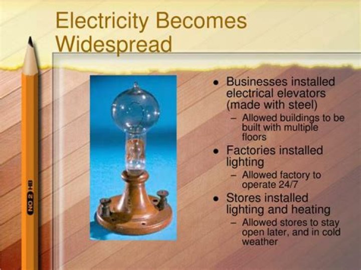 When was electricity widespread?