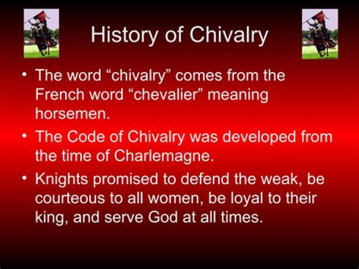 Where does the word chivalry come from?