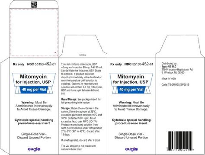Where is mitomycin injection?