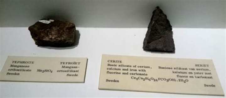 Where is tephroite found?