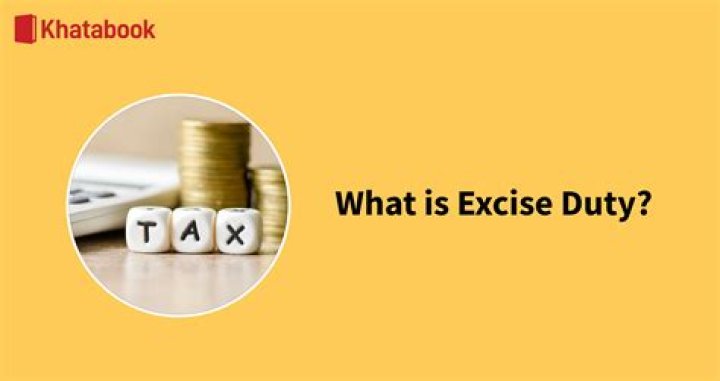 Which is excise duty?
