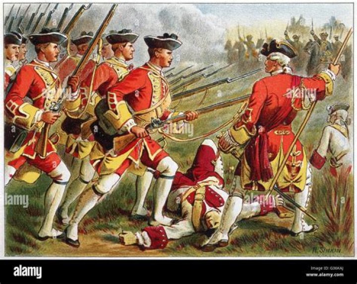 Which side were the redcoats?