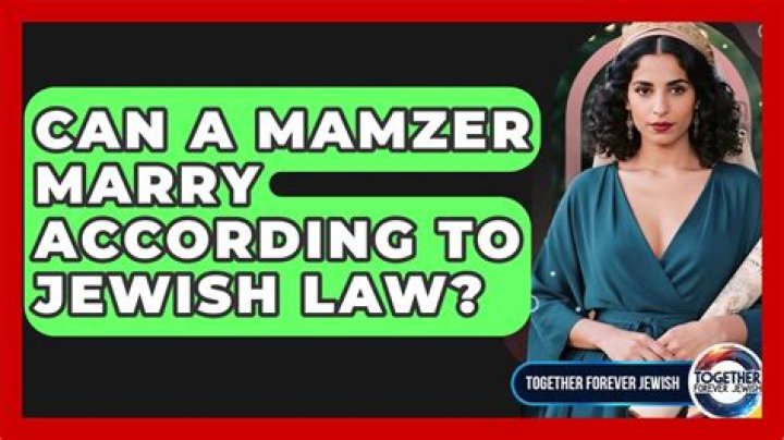 Who can a mamzer marry?