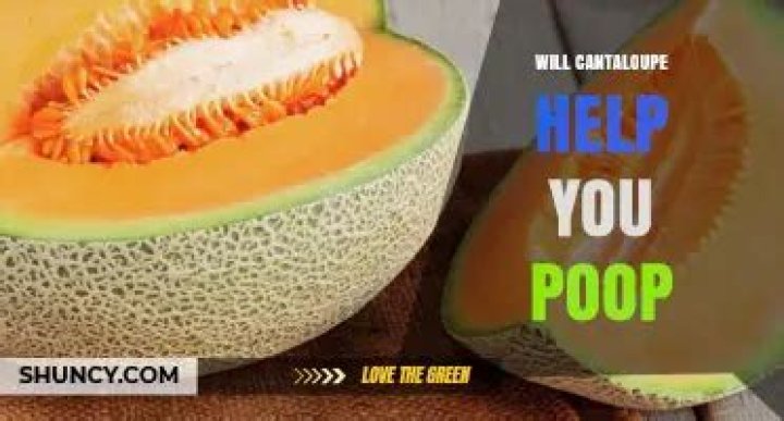 Why does cantaloupe make me poop?