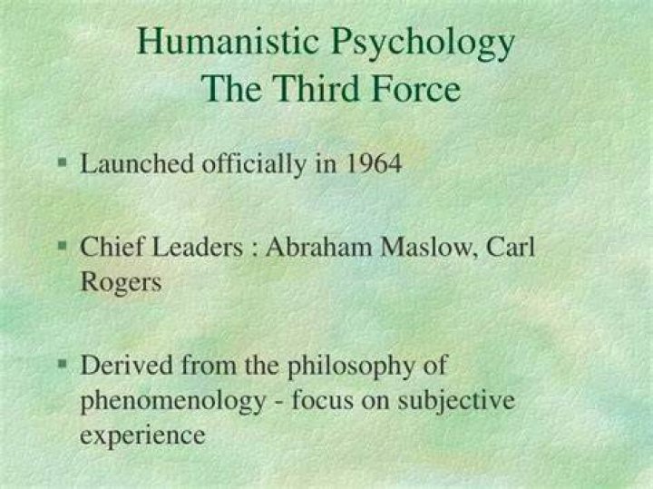 Why is humanistic psychology called the third force?