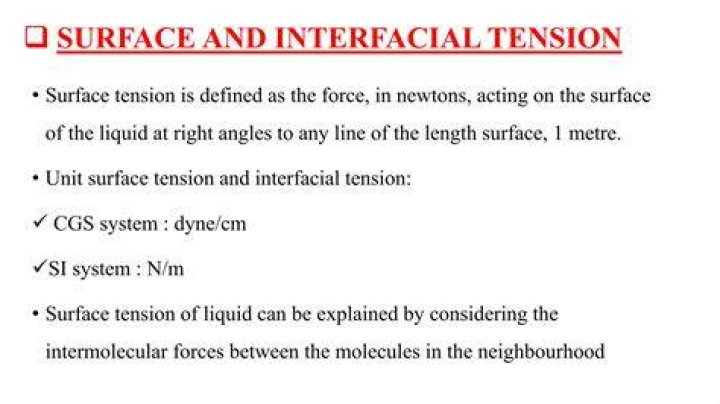 Why is interfacial tension important?