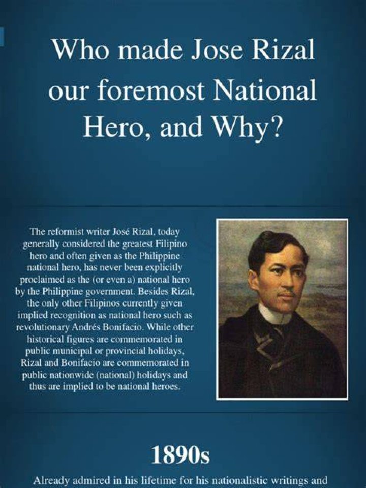 Why jose rizal is a hero?