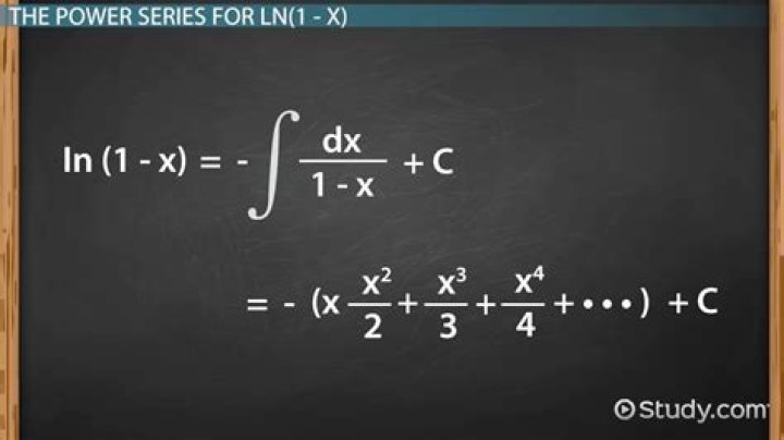 Why ln is used?