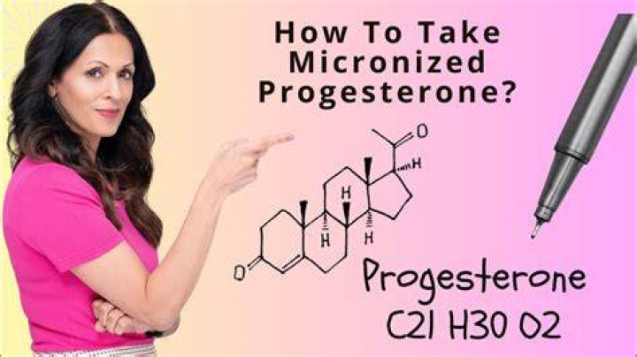 Why use micronized progesterone?