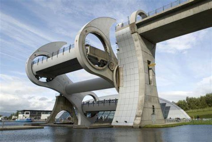 Why was falkirk wheel built?